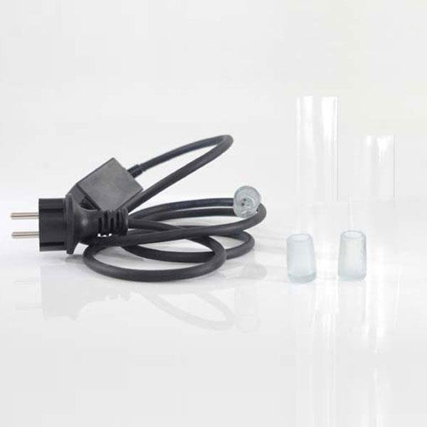0652db08b2df47da852545aa5b63f147 ΣET 5τεμ, ΚΑΛΩΔΙΟ 1.50m, ΤΑΠΑ ΚΑΙ ΣΥΝΔΕΣΜΟΣ ΓΙΑ LED ΔΙΚΑΝΑΛΟ ΦΩΤΟΣΩΛΗΝΑ, IP44 (600-22251) - Image 1