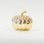 ΓΥΑΛΙΝΗ ΚΟΛΟΚΥΘΑ ΦΩΤΙΖΟΜΕΝΗ, ΧΡΥΣΗ, 14.5cm (600-45856)