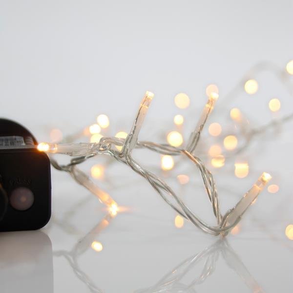 0acaa56527a7460da038807ddc1e6b27 ΣΕΙΡΑ, 100 LED 3mm, 31V ΜΕΤΑΣΧΗΜΑΤΙΣΤΗ, 8 ΠΡΟΓΡΑΜΜΑΤΑ & ΜΝΗΜΗ, ΔΙΑΦΑΝΟ PVC ΚΑΛΩΔΙΟ, ΘΕΡΜΟ ΛΕΥΚΟ LED ΑΝΑ 5cm, ΠΡΟΕΚΤΑΣΗ ΠΑΡΟΧΗΣ 3m, ΙΡ44 (600-14101) - Image 1