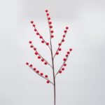 ΚΛΑΔΙ ΜΕ ΚΟΚΚΙΝΑ BERRIES, 72cm (600-47651)