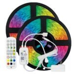 ΤΑΙΝΙΑ LED KIT 2 Χ 5 ΜΕΤΡΩΝ RGB 12V + DRIVER + Wifi CONTROLLER ΜΕ ΜΟΥΣΙΚΗ IP20 (145-70044)