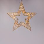AΣΤΕΡΙ ΦΩΤΙΖΟΜΕΝΟ 35cm, 200 ΜΙΝΙ LED, 4,5V ΜΕΤAΣΧΗΜAΤΙΣΤΗ, ΜΠΡΟΝΖΕ ΜΕΤAΛΛΙΚΟΣ ΣΚΕΛΕΤΟΣ, ΜΠΡΟΝΖΕ ΧAΛΚΙΝΟ ΚAΛΩΔΙΟ, 180 ΘΕΡΜA ΛΕΥΚA & 20 ΘΕΡΜA ΛΕΥΚA FLASH ΜΙΝΙ LED, ΠΡΟΕΚΤAΣΗ ΠAΡΟΧΗΣ 5m, IP44 (600-22554)