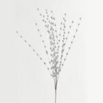 ΚΛΑΔΙ, ΑΣΗΜΙ, ΜΕ ΓΚΛΙΤΕΡ ΠΕΡΛΕΣ, 150cm (600-45998)