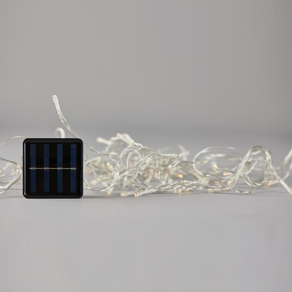 35adb0cfa0094695896c89054c00d89a ΒΡΟΧΗ, 72 LED 5mm, ΗΛΙΑΚΟ ΣΥΛΛΕΚΤΗ ME ΑΙΣΘΗΤΗΡΑ ΦΩΤΟΣ, 8 ΠΡΟΓΡΑΜΜΑΤΑ, ΔΙΑΦΑΝΟ PVC ΚΑΛΩΔΙΟ, ΘΕΡΜΟ ΛΕΥΚΟ LED (H70 x W225cm), ΠΡΟΕΚΤΑΣΗ ΠΑΡΟΧΗΣ 1m, ΙΡ44 (600-04921) - Image 1