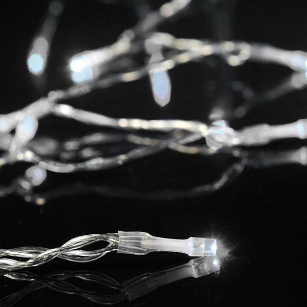 362834006e184e8da90aafa793027885 ΣΕΙΡΑ, 50 LED 5mm, MΠΑΤΑΡΙΑΣ 3xAA, ΧΡΟΝΟΔΙΑΚΟΠΤΗΣ, ΔΙΑΦΑΝΟ PVC ΚΑΛΩΔΙΟ, ΛΕΥΚΟ LED ANA 10cm, ΠΡΟΕΚΤΑΣΗ ΠΑΡΟΧΗΣ 30cm, IP20 (DISPLAY BOX 24τμχ) (600-05240) - Image 1