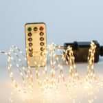ΣΕΙΡΑ, 300 MINI LED, ΜΕΤΑΣΧΗΜΑΤΙΣΤΗ, ΤΗΛΕΧΕΙΡΙΣΤΗΡΙΟ (ON/OFF, TIMER, DIMMER), ΜΠΡΟΝΖΕ ΧΑΛΚΙΝΟ ΚΑΛΩΔΙΟ, ΘΕΡΜΟ ΛΕΥΚΟ LED ANA 1.5cm, ΠΡΟΕΚΤΑΣΗ ΠΑΡΟΧΗΣ 3m, ΙΡ44 (600-07181)