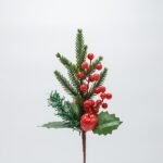 ΠΙΚΑΚΙ ΜΕ ΚΟΚΚΙΝΑ BERRIES ΚΑΙ ΧΡΥΣΟ ΕΦΕ ΚΡΑΚΕΛΕ, 31cm (600-47621)