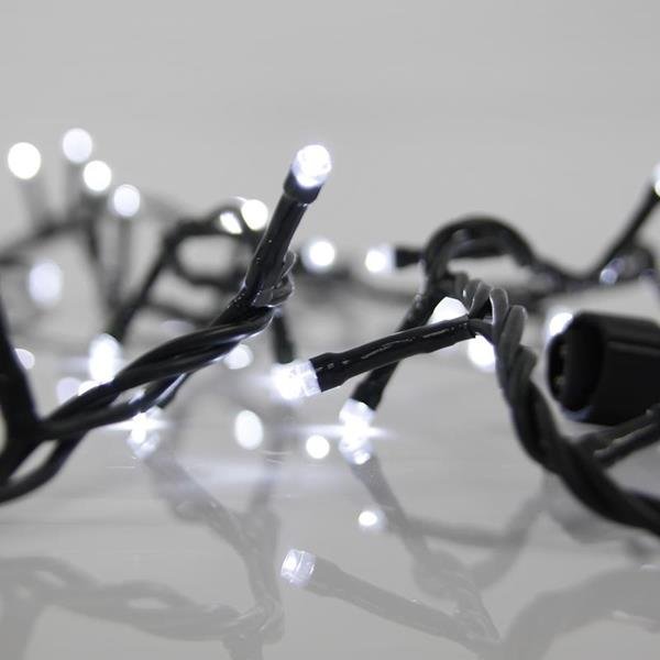 47ecb5966f314a5cb0e9cf845abfa454 ΣΕΙΡΑ, 100 LED 3mm, 31V ΜΕΤΑΣΧΗΜΑΤΙΣΤΗ, 4 ΕΠΕΚΤΑΣΕΙΣ ΕΩΣ 3 ΣΕΤ, ΠΡΑΣΙΝΟ PVC ΚΑΛΩΔΙΟ, ΛΕΥΚΟ LED ANA 10cm, ΠΡΟΕΚΤΑΣΗ ΠΑΡΟΧΗΣ 3m, ΙΡ44 (600-11310) - Image 1