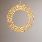 ΦΩΤΙΖΟΜΕΝΟ ΣΤΕΦΑΝΙ 100cm, 2400 MINI LED, 31V METAΣΧΗΜΑΤΙΣΤΗ, ΧΡΟΝΟΔΙΑΚΟΠΤΗ, ΜΠΡΟΝΖΕ ΧΑΛΚΙΝΟ ΚΑΛΩΔΙΟ, ΜΠΡΟΝΖΕ ΜΕΤΑΛΛΙΚΟΣ ΣΚΕΛΕΤΟΣ, ΘΕΡΜΟ ΛΕΥΚΟ LED, ΠΡΟΕΚΤΑΣΗ ΠΑΡΟΧΗΣ 5m, IP44 (600-22569)