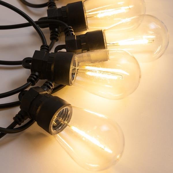 57b68a671d644fe6b90d67a54586bf6c ΓΙΡΛΑΝΤΑ 10 S14 ΛΑΜΠΑ, 24V ΜΕΤΑΣΧΗΜΑΤΙΣΤΗ, ΣΤΑΘΕΡΟ, ΘΕΡΜΟ ΛΕΥΚΟ LED ΑΝΑ 50cm, 2 ΕΠΕΚΤΑΣΕΙΣ ΕΩΣ 2 ΣΕΤ, ΠΡΟΕΚΤΑΣΗ ΠΑΡΟΧΗΣ 3m, IP44 (600-03600) - Image 1