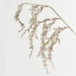 ΚΛΑΔΙ, ΜΕ ΧΡΥΣΑ ΦΥΛΛΑ GLITTER, 66cm (600-45926)