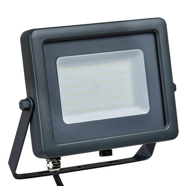 65ada90d932f49b2acd41c0f5687e50c ΠΡΟΒΟΛΕΑΣ LED SMD 50W ΜΑΥΡΟΣ IP66 80-265V 6500K PLUS (147-69300) - Image 1