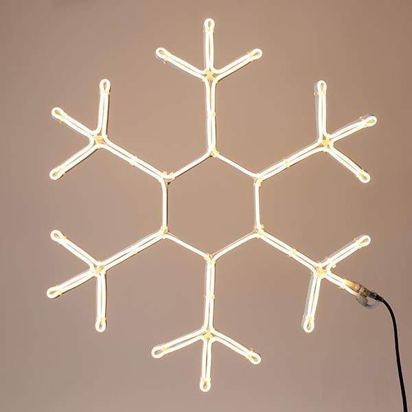 68b437bdacfa4c95bb591609f16d43ba ΧΙΟΝΟΝΙΦΑΔΑ, 5m ΝΕΟΝ LED ΦΩΤΟΣΩΛΗΝΑΣ, ΜΟΝΟΚΑΝΑΛΟΣ, ΘΕΡΜΟ ΛΕΥΚO LED, 59x50cm, IP44 (600-23115) - Image 1