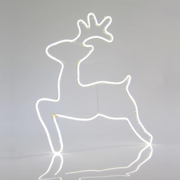 6bfed461b84a44d29aab4faab7150428 ΤΑΡΑΝΔΟΣ, 3m NEON LED ΦΩΤΟΣΩΛΗΝΑΣ, ΜΟΝΟΚΑΝΑΛΟΣ, ΛΕΥΚΟ, 65x58cm, IP44 (600-23005) - Image 1