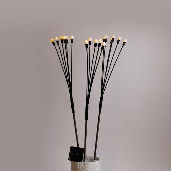 6e16bdd9518b47a98aeffa3cb4c69ed9 ΣΕΙΡΑ, 3 ΣΕΤ ΛΕΥΚΕΣ ΜΠΑΛΙΤΣΕΣ 75cm, Φ1.7cm, 6 ΚΛΑΔΙΑ ΑΝΑ ΣΕΤ, ΗΛΙΑΚΟ ΣΥΛΛΕΚΤΗ ΜΕ ΑΙΣΘΗΤΗΡΑ ΦΩΤΟΣ, 18 ΘΕΡΜΑ ΛΕΥΚΑ LED, ΠΡΟΕΚΤΑΣΗ ΠΑΡΟΧΗΣ 1m, IP44 (600-04561) - Image 1