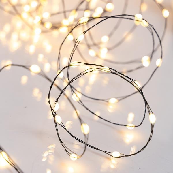 74ccb78c0a67491d806832dcb55eeddd ΣΕΙΡΑ, 320 ΜΕΓΑΛΑ MILKY MINI LED, ADAPTOR, ΣΤΑΘΕΡΟ, ΠΡΑΣΙΝΟ ΧΑΛΚΙΝΟ ΚΑΛΩΔΙΟ, ΘΕΡΜΟ ΛΕΥΚΟ LED ΑΝΑ 5cm, ΠΡΟΕΚΤΑΣΗ ΠΑΡΟΧΗΣ 3m, IP44 (600-07521) - Image 1