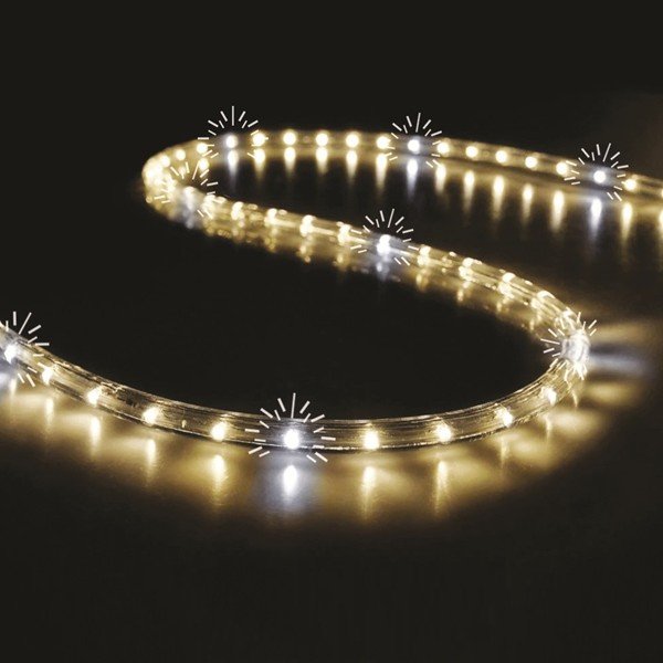 750f59f27e524ee4935ee6a2805c5d2a ΦΩΤ/ΝΑ LED, ΜΟΝ/ΛΗ, ΘΕΡΜΗ ΛΕΥΚΗ, 50m, ΜΕ 30 LED ΑΝΑ ΜΕΤΡΟ ΚΑΙ 6 ΛΕΥΚΑ FLASH LED, ΜΕ ΑΝΤΙΗΛΙΑΚΗ ΠΡΟΣΤΑΣΙΑ, ΚΟΠΗ ΑΝΑ ΜΕΤΡΟ, IP65 (600-22240) - Image 1