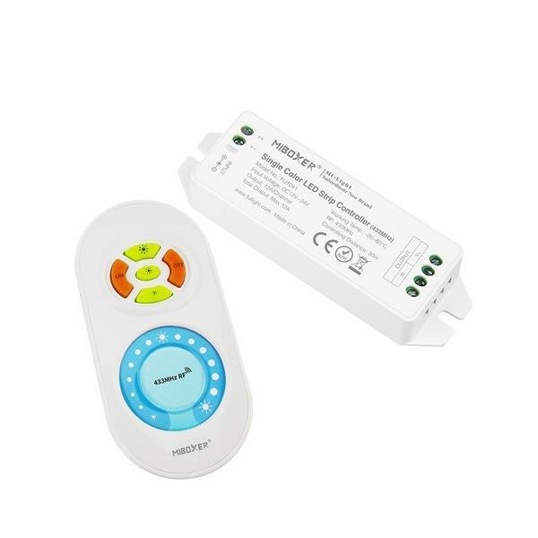 801fe7abe7b74468b36d84ec9c7575b3 ΑΣΥΡΜΑΤΟ DIMMER LED ΜΟΝΟΧΡΩΜΗΣ ΤΑΙΝΙΑΣ 12A DC 12V/144W 24V/288W (145-71422) - Image 1