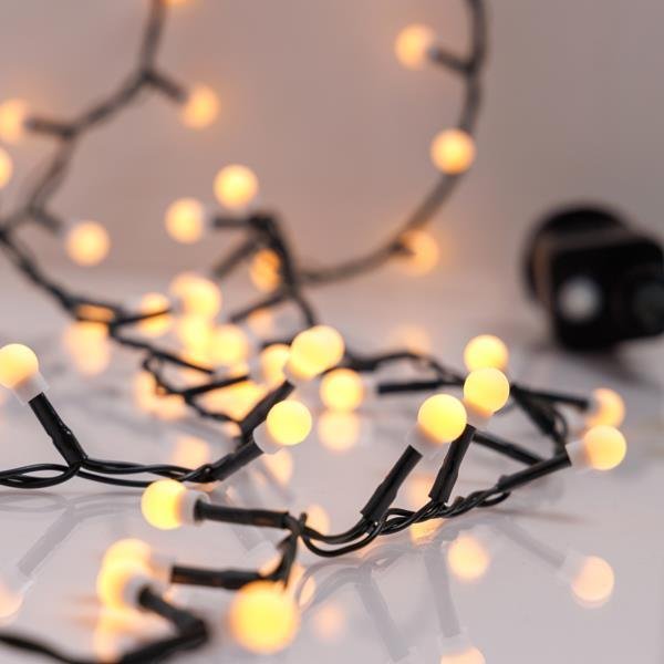 81c24f6145a84f98a7c2a52cf4d09c93 ΣΕΙΡΑ, 500 LED 3mm, ΛΕΥΚΕΣ ΜΠΑΛΙΤΣΕΣ 0.9cm, 31V ΜΕΤΑΣΧΗΜΑΤΙΣΤΗ, 8 ΠΡΟΓΡΑΜΜΑΤΑ & ΜΝΗΜΗ, ΠΡΑΣΙΝΟ PVC ΚΑΛΩΔΙΟ, ΘΕΡΜΟ ΛΕΥΚΟ LED ΑΝΑ 3cm, ΠΡΟΕΚΤΑΣΗ ΠΑΡΟΧΗΣ 3m, IP44 (600-03991) - Image 1