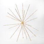 ΑΣΤΡΙΚΗ ΕΚΡΗΞΗ ΜΕ GLITTER 50cm, 168 MINI LED, ΜΕΤΑΣΧΗΜΑΤΙΣΤΗ, ΜΠΡΟΝΖΕ ΧΑΛΚΙΝΟ ΚΑΛΩΔΙΟ, ΜΠΡΟΝΖΕ ΜΕΤΑΛΛΙΚΟΣ ΣΚΕΛΕΤΟΣ, ΘΕΡΜΟ ΛΕΥΚΟ LED, ΠΡΟΕΚΤΑΣΗ ΠΑΡΟΧΗΣ 5m, IP44 (600-48672)