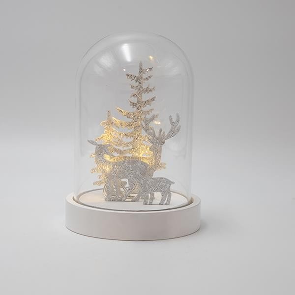 8f2469b0d96243e186eeabcd5f48cbaf ΘΟΛΟΣ, ΜΕ ΑΚΡΥΛΙΚΑ ΕΛΑΦΑΚΙΑ, ΦΩΤΙΖΟΜΕΝΟΣ, ΜΠΑΤΑΡΙΑΣ, 12x18.5cm (600-48160) - Image 1