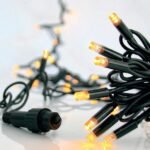 ΣΕΙΡΑ, 100 FLASH LED 5mm ΜΕ ΚΑΛΥΜΜΑ, 230V, 3 ΕΠΕΚΤΑΣΕΙΣ ΕΩΣ 3 ΣΕΤ, ΠΡΑΣΙΝΟ ΚΑΟΥΤΣΟΥΚ ΚΑΛΩΔΙΟ, ΘΕΡΜΟ ΛΕΥΚΟ LED ΑΝΑ 10cm, ΠΡΟΕΚΤΑΣΗ ΠΑΡΟΧΗΣ 1.5m, ΙΡ65 (600-11117)