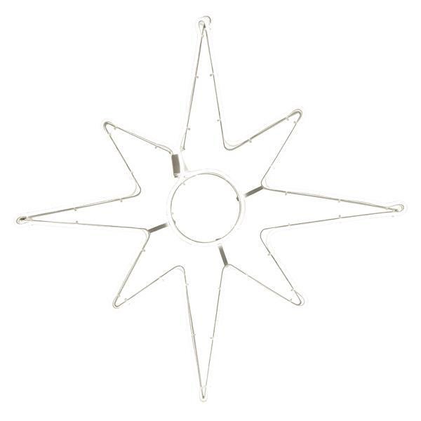 9244aa8a6b634164bc909fb70b63f96f DIY, ΑΣΤΕΡΙ ΒΗΘΛΕΕΜ, ΝΕΟΝ ΦΩΤΟΣΩΛΗΝΑ 75cm, ΕΠΕΚΤΑΣΗ, ΠΡΟΕΚΤΑΣΗ ΠΑΡΟΧΗΣ 1m, IP44 (ΧΩΡΙΣ ΠΑΡΟΧΗ) (600-09920) - Image 1