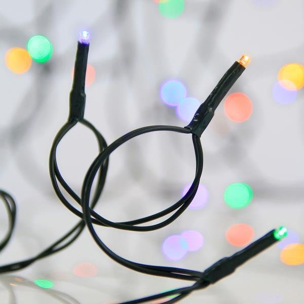924ca7a98a8d4b1ba4b78bead09055c2 ΣΕΙΡΑ, 720 LED 3mm, 31V ΜΕΤΑΣΧΗΜΑΤΙΣΤΗ, ΣΤΑΘΕΡΟ, ΠΡΑΣΙΝΟ PVC ΚΑΛΩΔΙΟ, ΧΡΩΜΑΤΙΣΤΟ LED ΑΝΑ 7.5cm, ΠΡΟΕΚΤΑΣΗ ΠΑΡΟΧΗΣ 3m, IP44 (600-16669) - Image 1