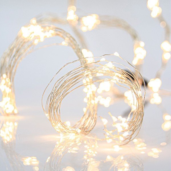 9ec5fce90e9b41d6975013afffbd94cd ΧΤΑΠΟΔΙ, 200 ΜΙΝΙ LED, ΜΕΤΑΣΧΗΜΑΤΙΣΤΗ, ΣΤΑΘΕΡΟ, ΑΣΗΜΙ ΧΑΛΚΙΝΟ ΚΑΛΩΔΙΟ, ΘΕΡΜΟ ΛΕΥΚΟ LED ANA 10cm (10 LINES x 20 LED), ΠΡΟΕΚΤΑΣΗ ΠΑΡΟΧΗΣ 5m, ΙΡ44 (600-11729) - Image 1