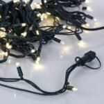 ΣΕΙΡΑ, 100 LED 5mm ΜΕ ΚΑΛΥΜΜΑ, 230V, 2 ΕΠΕΚΤΑΣΕΙΣ ΕΩΣ 9 ΣΕΤ, ΠΡΑΣΙΝΟ ΚΑΟΥΤΣΟΥΚ ΚΑΛΩΔΙΟ, DAYLIGHT LED ΑΝΑ 10cm, IΡ65 (ΧΩΡΙΣ ΠΡΟΕΚΤΑΣΗ ΠΑΡΟΧΗΣ) (600-09263)