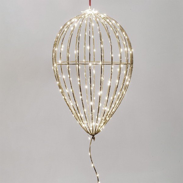 a4c6b2645cda42789b06427d584be585 ΦΩΤΙΖΟΜΕΝΟ ΜΠΑΛΟΝΙ 24x24x77cm, 283 MINI LED, ΜΕΤΑΣΧΗΜΑΤΙΣΤΗ, ΧΡΟΝΟΔΙΑΚΟΠΤΗ, ΣΑΜΠΑΝΙ ΜΕΤΑΛΛΙΚΟΣ ΣKEΛETOΣ, ΑΣΗΜΙ ΧΑΛΚΙΝΟ ΚΑΛΩΔΙΟ, ΘΕΡΜΟ ΛΕΥΚΟ LED & ΘΕΡΜΟ ΛΕΥΚΟ FLASH LED, ΠΡΟΕΚΤΑΣΗ ΠΑΡΟΧΗΣ 5m, IP44 (600-22612) - Image 1
