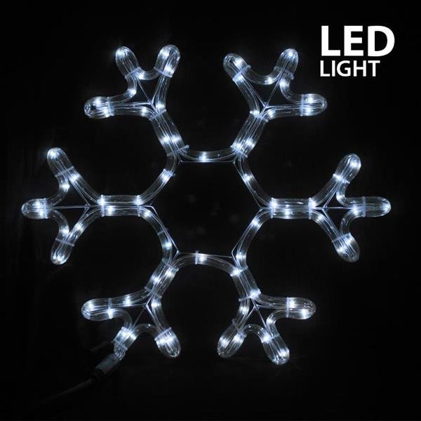 a7fb8d7fd50e4d55ad41032167e63e57 ΧΙΟΝΟΝΙΦΑΔΑ, 3m LED ΦΩΤΟΣΩΛΗΝΑΣ, ΜΟΝΟΚΑΝΑΛΟΣ, ΛΕΥΚΗ & ΛΕΥΚΟ FLASH, 38x36cm, IP44 (600-20160) - Image 1