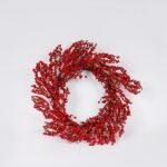 ΣΤΕΦΑΝΙ, ΜΕ ΚΟΚΚΙΝΑ ΚΑΙ ΣΑΜΠΑΝΙ BERRIES, 40cm (600-46892)