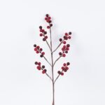 ΚΛΑΔΙ ΜΕ ΚΟΚΚΙΝΑ ΚΑΙ ΜΠΟΡΝΤΟ BERRIES, 61cm (600-46134)