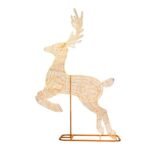 ΦΩΤΙΖΟΜΕΝΟ ΕΛΑΦΙ ΜΕ ΒΑΣΗ 204x66x337cm, 10000 MINI LED, ΜΕΤΑΣΧΗΜΑΤΙΣΤΗ, TIMER, ΜΠΡΟΝΖΕ ΧΑΛΚΙΝΟ ΚΑΛΩΔΙΟ, ΜΠΡΟΝΖΕ ΜΕΤΑΛΛΙΚΟΣ ΣKEΛETOΣ, ΘEPMO ΛEYKO LED & ΘEPMO ΛΕΥΚΟ FLASH LED, ΠΡΟΕΚΤΑΣΗ ΠΑΡΟΧΗΣ 5m, IP44 (600-22590)