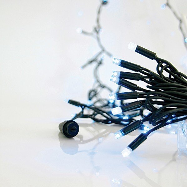 b362e85beed54f88a899a10da91b45a7 ΣΕΙΡΑ, 100 LED 5mm ΜΕ ΚΑΛΥΜΜΑ, 230V, 2 ΕΠΕΚΤΑΣΕΙΣ ΕΩΣ 9 ΣΕΤ, ΠΡΑΣΙΝΟ ΚΑΟΥΤΣΟΥΚ ΚΑΛΩΔΙΟ, 90 ΜΠΛΕ + 10 ΛΕΥΚΑ FLASH LED ΑΝΑ 10cm, ΙΡ65 (ΧΩΡΙΣ ΠΡΟΕΚΤΑΣΗ ΠΑΡΟΧΗΣ) (600-09267) - Image 1