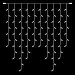 ΒΡΟΧΗ, DIY, 86 LED 5mm ΜΕ ΚΑΛΥΜΜΑ, 230V, 2 ΕΠΕΚΤΑΣΕΙΣ, ΛΕΥΚΟ ΚΑΟΥΤΣΟΥΚ ΚΑΛΩΔΙΟ, ΛΕΥΚΟ LED ΑΝΑ 10cm (H110 x W100cm, 7/9/11/9/7), ΙΡ65 (ΧΩΡΙΣ ΠΑΡΟΧΗ) (600-11965)