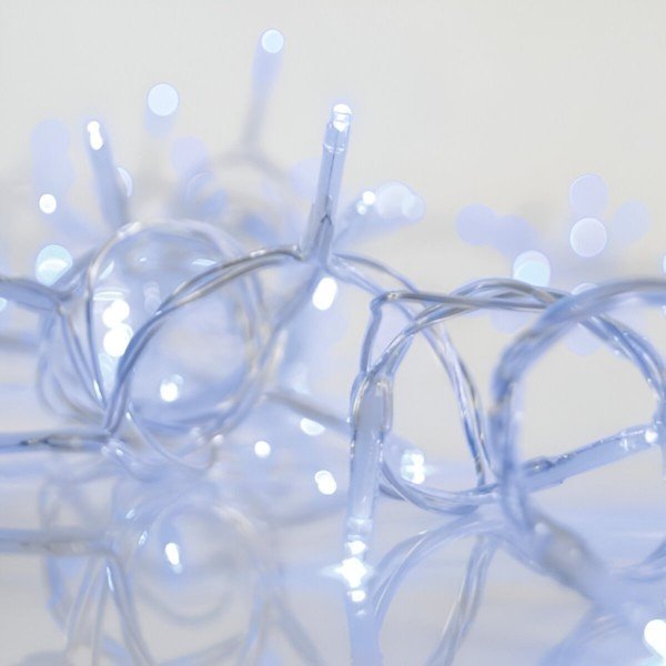 b3c204c24dac4c26b8a5480055b184ea ΒΡΟΧΗ, 100 LED 3mm, 31V ΜΕΤΑΣΧΗΜΑΤΙΣΤΗ, 4 ΕΠΕΚΤΑΣΕΙΣ ΕΩΣ 3 ΣΕΤ, ΔΙΑΦΑΝΟ PVC ΚΑΛΩΔΙΟ, ΜΠΛΕ LED (H60 x W180cm, 3/7/4/6), ΠΡΟΕΚΤΑΣΗ ΠΑΡΟΧΗΣ 3m, ΙΡ44 (600-06477) - Image 1