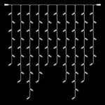 ΒΡΟΧΗ, DIY, 86 LED 5mm ΜΕ ΚΑΛΥΜΜΑ, 230V, 2 ΕΠΕΚΤΑΣΕΙΣ, ΛΕΥΚΟ ΚΑΟΥΤΣΟΥΚ ΚΑΛΩΔΙΟ, ΘΕΡΜΟ ΛΕΥΚΟ LED (H110 x W100cm, 7/9/11/9/7), ΙΡ65 (ΧΩΡΙΣ ΠΑΡΟΧΗ) (600-09871)