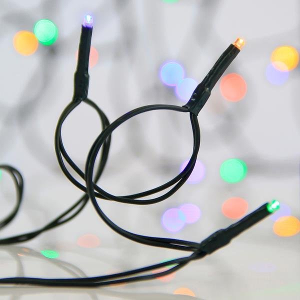 c1bb34cc28f149488961250d29afe263 ΣΕΙΡΑ, 100 LED 3mm, 31V ΜΕΤΑΣΧΗΜΑΤΙΣΤΗ, 4 ΕΠΕΚΤΑΣΕΙΣ ΕΩΣ 3 ΣΕΤ, ΠΡΑΣΙΝΟ PVC ΚΑΛΩΔΙΟ, ΧΡΩΜΑΤΙΣΤΟ LED ΑΝΑ 10cm, ΠΡΟΕΚΤΑΣΗ ΠΑΡΟΧΗΣ 3m, IP44 (600-15249) - Image 1