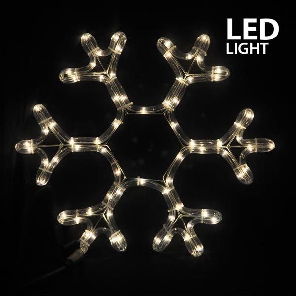 c9f9197bfbde4b0a8ec914fa01daeee2 ΧΙΟΝΟΝΙΦΑΔΑ, 3m LED ΦΩΤΟΣΩΛΗΝΑΣ, ΜΟΝΟΚΑΝΑΛΟΣ, ΘΕΡΜΟ ΛΕΥΚO & ΛΕΥΚΟ FLASH, 38x36cm, IP44 (600-20103) - Image 1