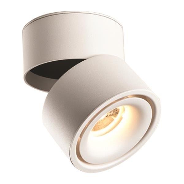 cba20a24e26f430b8eb858d9d83eb3a0 ΣΠΟΤ ΡΑΓΑΣ LED 12W 4000K Φ100Χ100 MY-D007 ΛΕΥΚΟ PLUS (145-59058) - Image 1