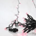 ΣΕΙΡΑ, 100 LED 5mm ΜΕ ΚΑΛΥΜΜΑ, 230V, 3 ΕΠΕΚΤΑΣΕΙΣ ΕΩΣ 9 ΣΕΤ, ΠΡΑΣΙΝΟ ΚΑΟΥΤΣΟΥΚ ΚΑΛΩΔΙΟ, ΡΟΖ LED ANA 10cm, ΠΡΟΕΚΤΑΣΗ ΠΑΡΟΧΗΣ 1.5m, ΙΡ65 (600-11112)