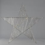 ΑΣΤΕΡΙ ΦΩΤΙΖΟΜΕΝΟ 78cm, 240 LED, ΜΕΤΑΣΧΗΜΑΤΙΣΤΗ, TIMER, ΑΣΗΜΙ ΜΕΤΑΛΛΙΚΟΣ ΣΚΕΛΕΤΟΣ, ΑΣΗΜΙ ΧΑΛΚΙΝΟ ΚΑΛΩΔΙΟ, ΘΕΡΜΟ ΛΕΥΚΟ LED, ΠΡΟΕΚΤΑΣΗ ΠΑΡΟΧΗΣ 5m, IP44 (600-22461)