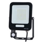 ΠΡΟΒΟΛΕΑΣ LED 50W SMD ΜΕ ΠΕΡΙΣΤΡΕΦΟΜΕΝΟ ΑΝΙΧΝΕΥΤΗ ΚΙΝΗΣΗΣ ΜΑΥΡΟΣ IP54 3000K PLUS (147-69071)