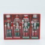 ΚΑΡΥΟΘΡΑΥΣΤΗΣ, ΚΟΚΚΙΝΟ ΠΡΑΣΙΝΟ CANDY, ΣΕΤ 4TMX, 5x13cm (600-46866)