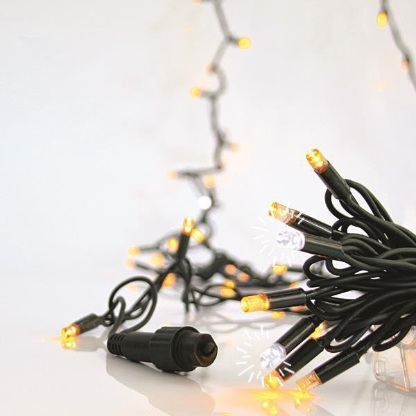 f4b45dfc49e84abe864bcd4fbe80cc84 ΣΕΙΡΑ, 96 LED 5mm ΜΕ ΚΑΛΥΜΜΑ, 24V, 3 ΕΠΕΚΤΑΣΕΙΣ ΕΩΣ 10 ΣΕΤ, ΠΡΑΣΙΝΟ ΚΑΟΥΤΣΟΥΚ ΚΑΛΩΔΙΟ, 86 ΘΕΡΜΑ ΛΕΥΚΑ + 10 ΛΕΥΚΑ FLASH LED ΑΝΑ 10cm, ΣET 5 ΣΕΙΡΕΣ ΚAΙ 1 ΕΠΕΚΤΑΣΗ 3m, ΙΡ65 ΧΩΡΙΣ ΜΕΤΑΣΧΗΜΑΤΙΣΤΗ (600-09366) - Image 1