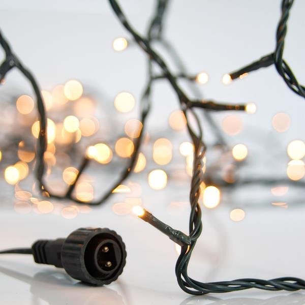 f716223f8d2c499c8e1eaf4286fe8c27 ΣΕΙΡΑ, 200 LED 3mm, 31V ΜΕΤΑΣΧΗΜΑΤΙΣΤΗ, 4 ΕΠΕΚΤΑΣΕΙΣ ΕΩΣ 3 ΣΕΤ, ΠΡΑΣΙΝΟ PVC ΚΑΛΩΔΙΟ, ΘΕΡΜΟ ΛΕΥΚΟ LED ANA 5cm, ΠΡΟΕΚΤΑΣΗ ΠΑΡΟΧΗΣ 3m, ΙΡ44 (600-15321) - Image 1