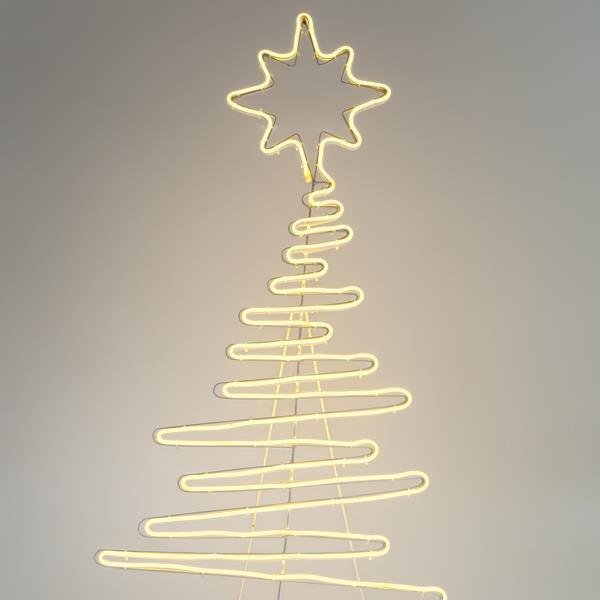 f993ba8d2fe04bc0ba23e8f3e156add9 ΔΕΝΤΡΟ, 7m NEON LED ΦΩΤΟΣΩΛΗΝΑΣ, ΜΟΝΟΚΑΝΑΛΟΣ, ΘΕΡΜΟ ΛΕΥΚO, 108x52cm, IP44 (600-23034) - Image 1