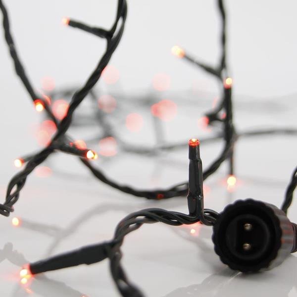 fa6f87af098043a7ba26e524c60bd703 ΣΕΙΡΑ, 100 LED 3mm, 31V ΜΕΤΑΣΧΗΜΑΤΙΣΤΗ, 4 ΕΠΕΚΤΑΣΕΙΣ ΕΩΣ 3 ΣΕΤ, ΠΡΑΣΙΝΟ PVC ΚΑΛΩΔΙΟ, ΚΟΚΚΙΝΟ LED ΑΝΑ 5cm, ΠΡΟΕΚΤΑΣΗ ΠΑΡΟΧΗΣ 3m, ΙΡ44 (600-11333) - Image 1